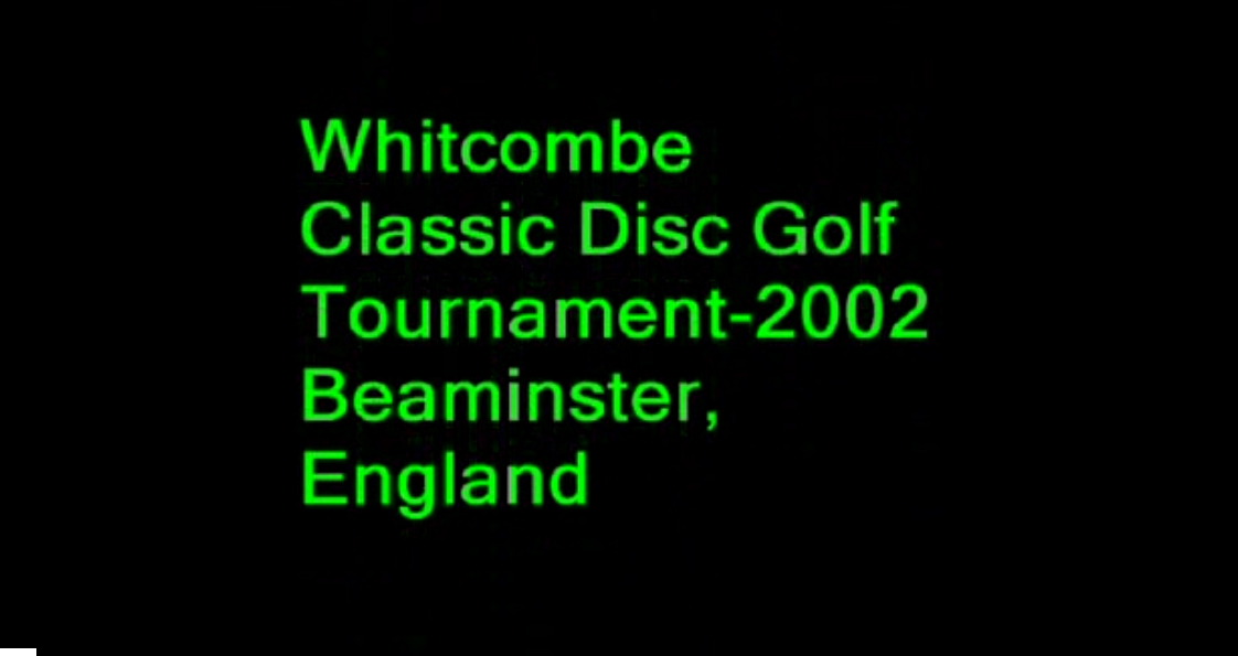 Whitecomb Classic Disc Golf Tournament – 2002