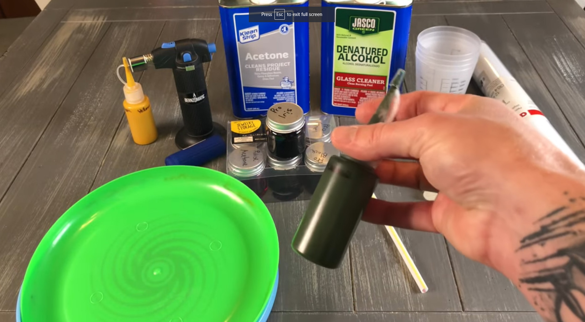 Disc Golf Disc Dyeing Techniques